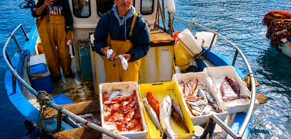 Fish Market at Ischia Ponte and Cooking with Chef Calise