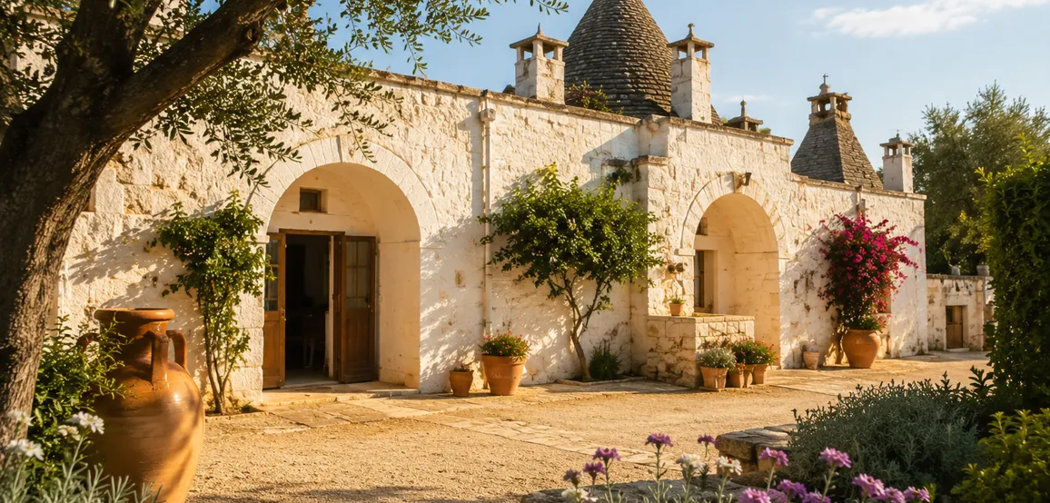 Peaceful Moments in Apulian Masseria