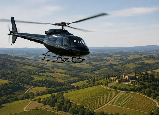Image of Heli-Wine Experience in Chianti & San Gimignano