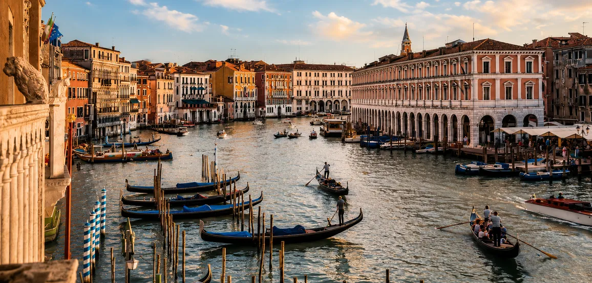 Venice with a Venetian Sail on the Grand Canal & Murano